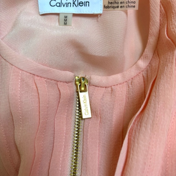 Calvin Klein new light rose blouse NWT - Picture 2 of 5